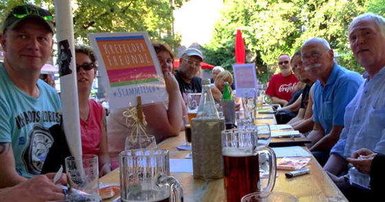 Stammtisch beim Limericks an der alten Kirche