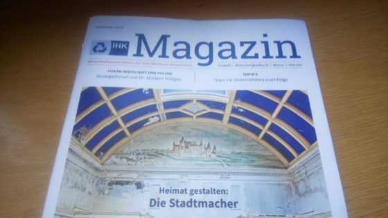 Bericht im IHK Magazin September 2019