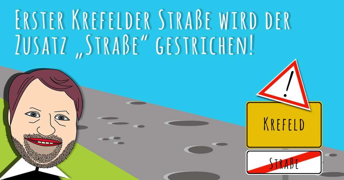 Zusatz Straße wird aberkannt!